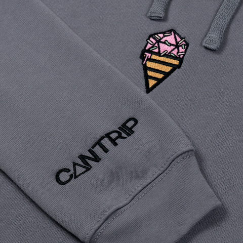 Dice Cream Crop Hoodie - CANTRIP BRAND