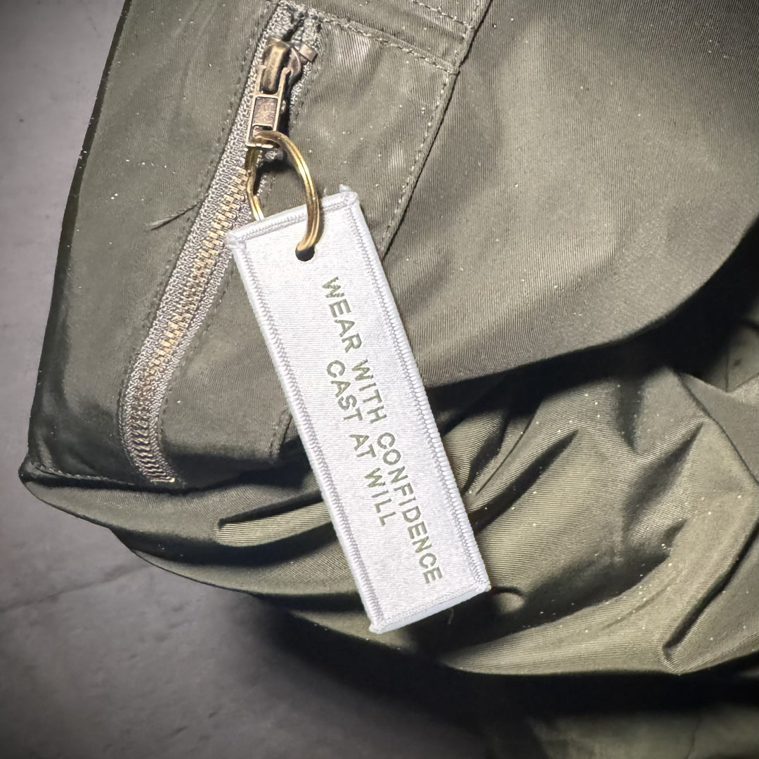 Limited Edition Polyhedral Spell Circle Bomber - Olive Green