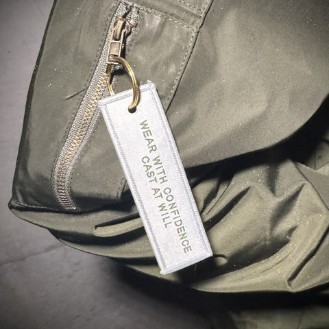 Limited Edition Polyhedral Spell Circle Bomber - Olive Green