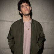 Limited Edition Polyhedral Spell Circle Bomber - Olive Green