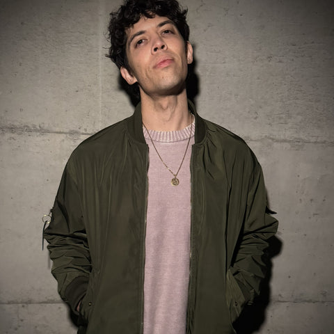 Limited Edition Polyhedral Spell Circle Bomber - Olive Green