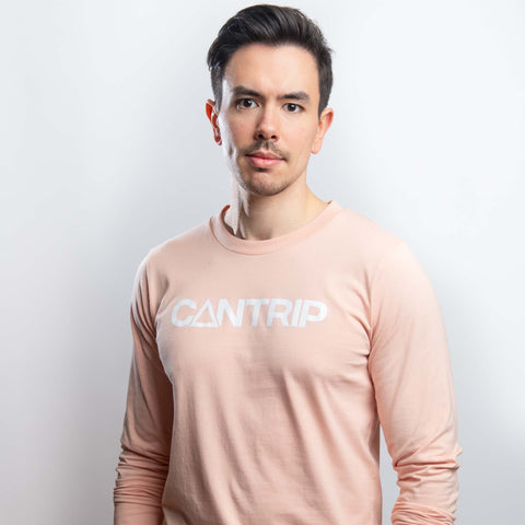 Everyday Magic Long Sleeve Tee (Peach) - CANTRIP BRAND
