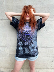 (Mist) Polyhedral Spell Circle Tie Dye Tee - CANTRIP BRAND