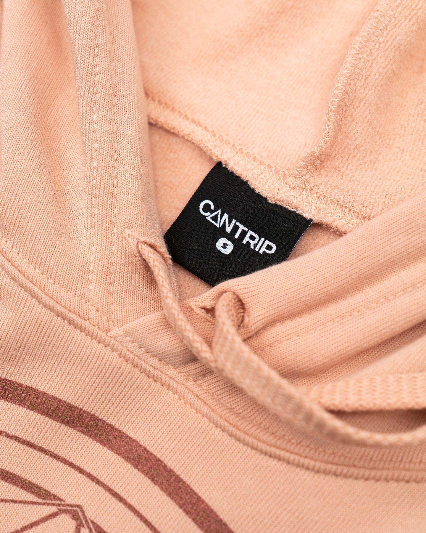 Polyhedral Spell Circle Crop Hoodie (Rose Gold) CANTRIP BRAND