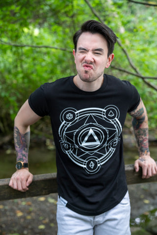 Polyhedral Spell Circle Tee - CANTRIP BRAND