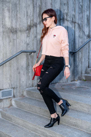 D20 Bouquet Crop Hoodie - CANTRIP BRAND