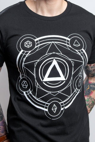Polyhedral Spell Circle Tee - CANTRIP BRAND