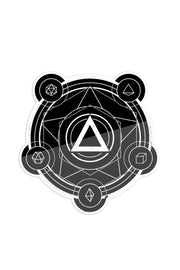 Polyhedral Spell Circle Sticker