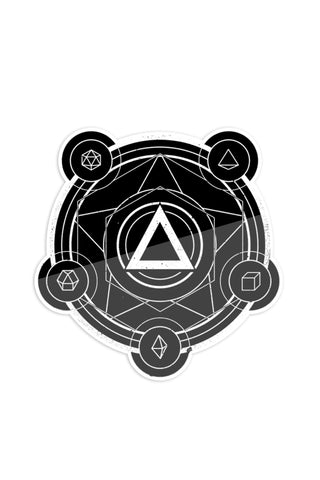 Polyhedral Spell Circle Sticker - CANTRIP BRAND