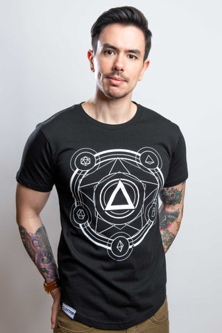 Polyhedral Spell Circle Tee - CANTRIP BRAND